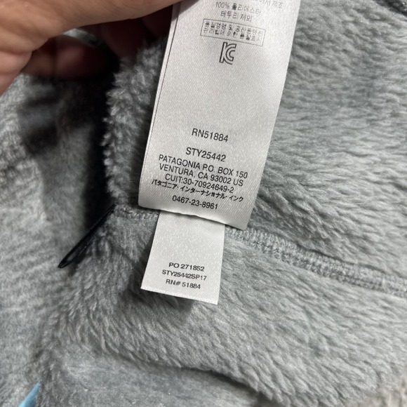 Patagonia Sweater Womens Medium Re Tool Snap-T Pullover Fleece Sweatshirt Gray - Picture 8 of 12